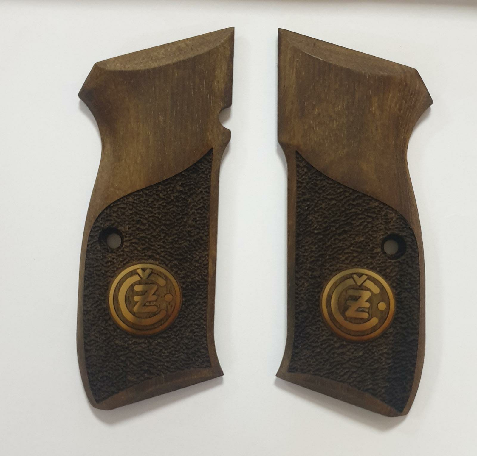 Cz 75B, 75BD, 85 KADET SHADOW1 Ceviz Ağacı Pirinç Logo 